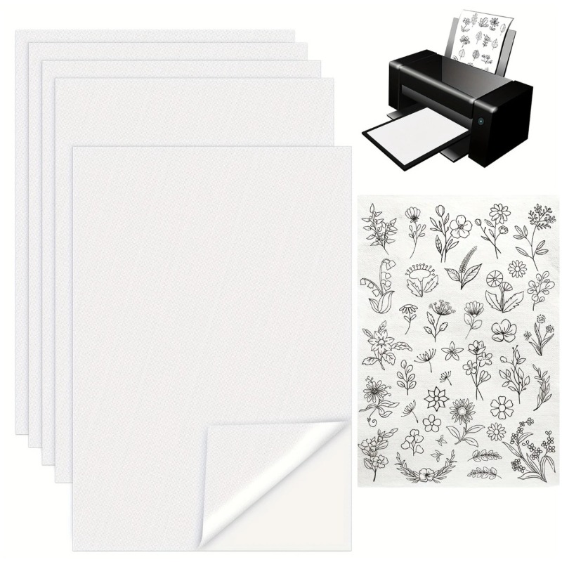 Embroidery Web - 10 ชิ้นหัตถกรรมเป็นมิตรกับสิ่งแวดล้อมเหนียวน้ําที่ละลายน้ําได้เย็บปักถักร้อยโคลงพิมพ์กระดาษล้างออกไปโคลงอนุญาตสําหรับการพิมพ์