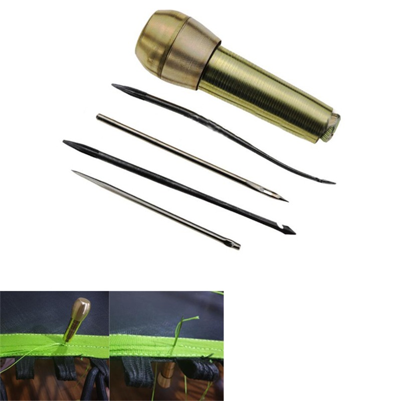 Punch Needle Handle - เข็มเย็บผ้าด้ามทองแดง สำหรับงาน DIY งานฝีมือ เข็มเย็บผ้าแบบกรวย แม่พิมพ์ลายฉลุ