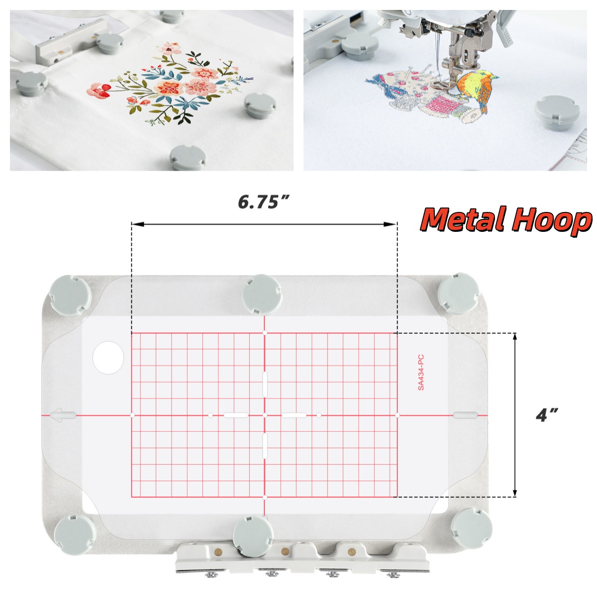 Embroidery Generator - ห่วงปักแม่เหล็ก ห่วงแม่เหล็กโลหะสำหรับบราเดอร์ SE700 SE600 PE545 PE550D