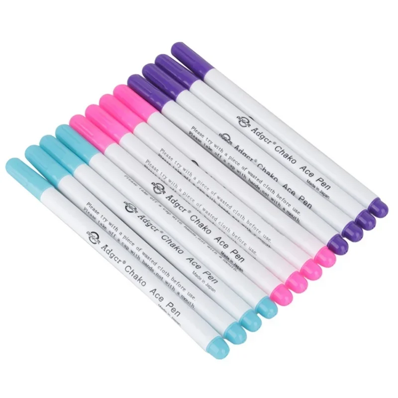 Embroidery Web - น้ําหายไปปากกา Stitch MARKER วาดตารางบนผ้าเย็บปักถักร้อยน้ําชั่วคราว Erasable Marking
