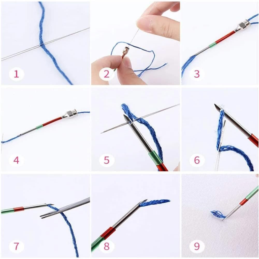 ชุดเครื่องมือปักผ้าแบบ Punch N - Punch Needle Handle บทวิจารณ์และราคา