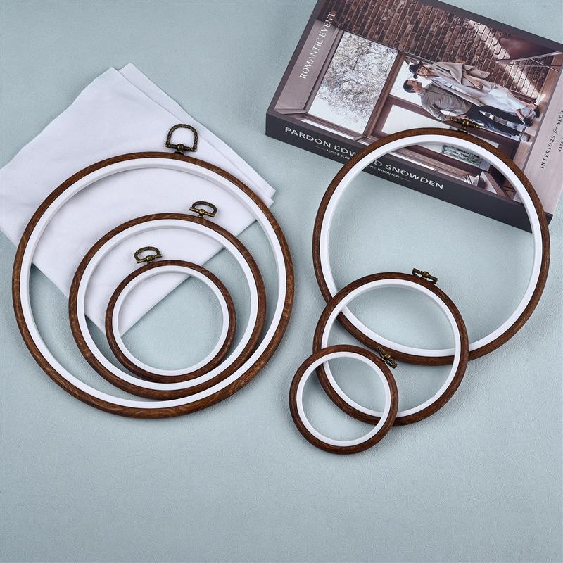 รอบรูปไข่สีไม้เย็บปักถักร้อยสะ - Embroidery Hoop Stand บทวิจารณ์และราคา