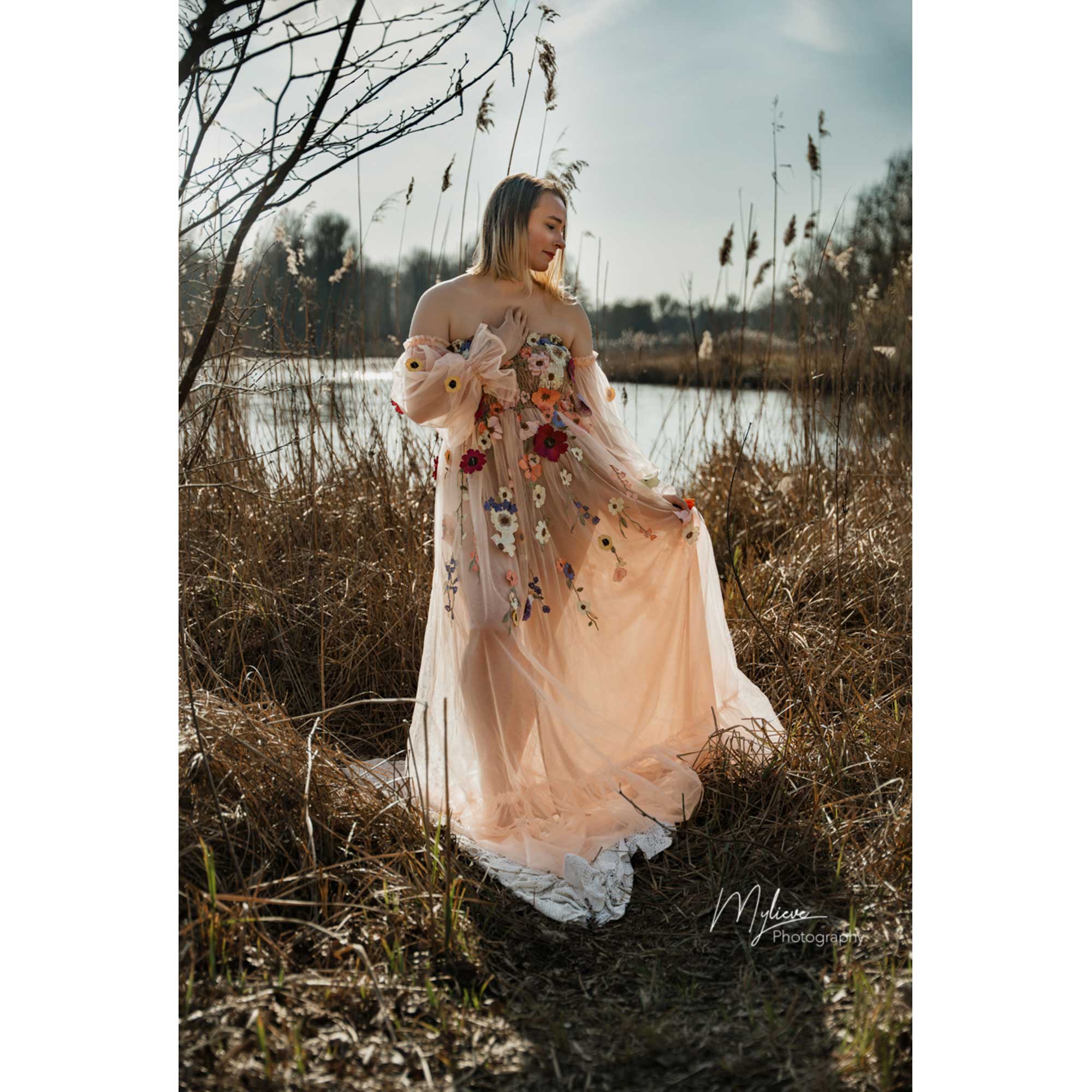 ดอน&จูดี้ ชุดเดรสผ้าออร์แกนซ่า - Embroidery Organza บทวิจารณ์และราคา