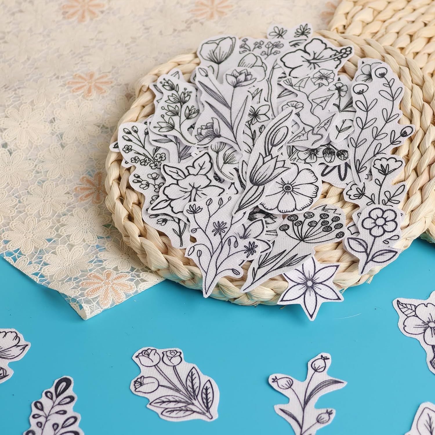 50 ชิ้นน้ําที่ละลายน้ําได้เย็บ - Embroidery Web บทวิจารณ์และราคา