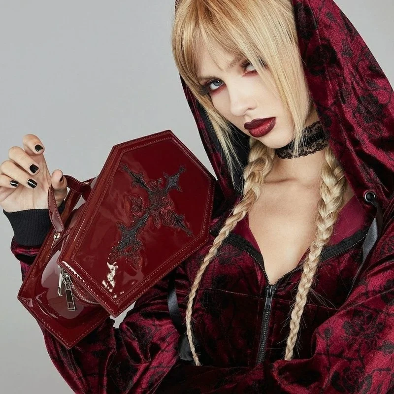 กระเป๋าถือสไตล์ฮาราจูกุ Y2K โล - Embroidery Gothic บทวิจารณ์และราคา