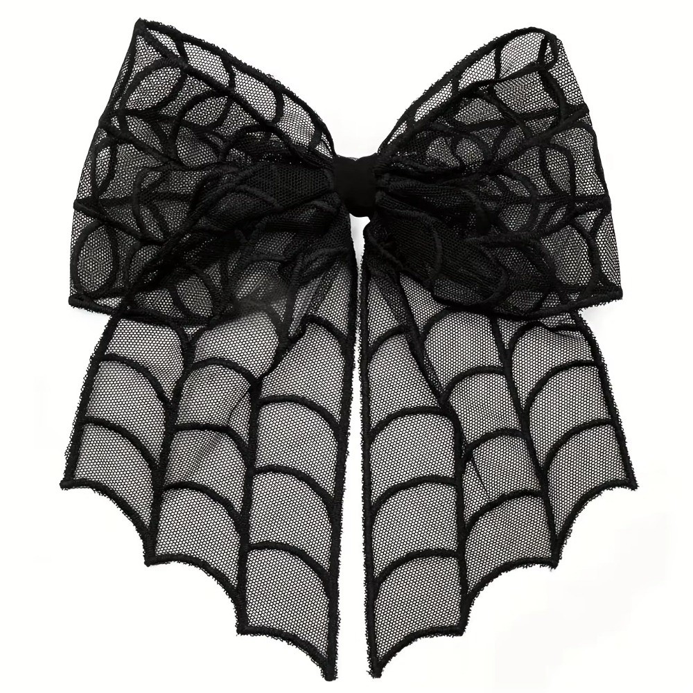 กิ๊บติดผมผ้าลูกไม้โปร่งลายปักร - Embroidery Gothic บทวิจารณ์และราคา
