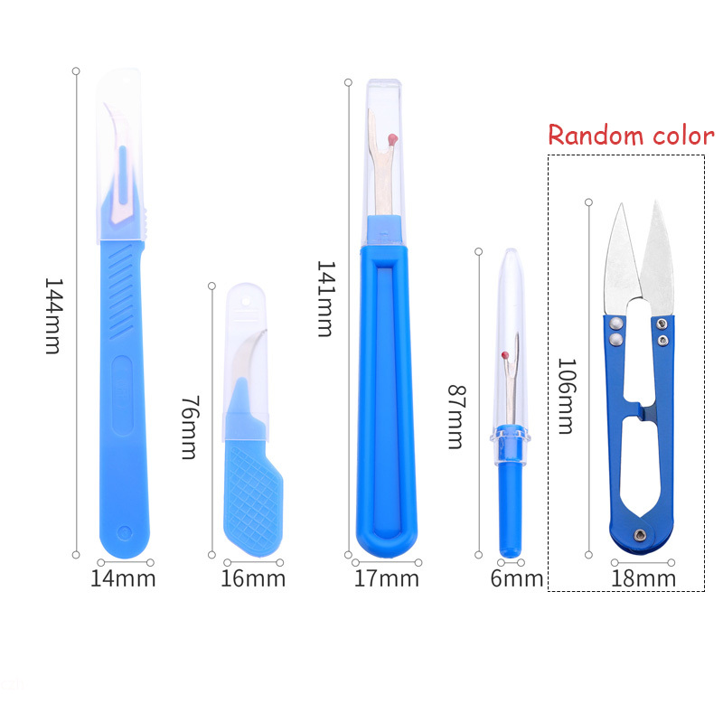 ชุดเครื่องมือฉีกผ้า 5 ชิ้น สีฟ - Embroidery Yarns บทวิจารณ์และราคา