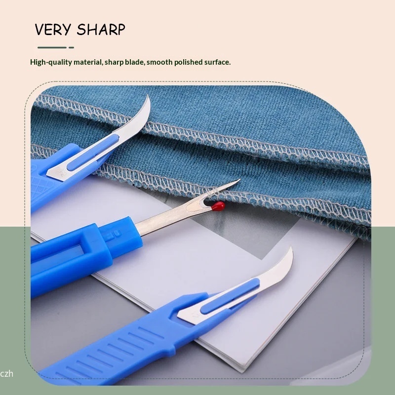 ชุดเครื่องมือฉีกผ้า 5 ชิ้น สีฟ - Embroidery Yarns บทวิจารณ์และราคา