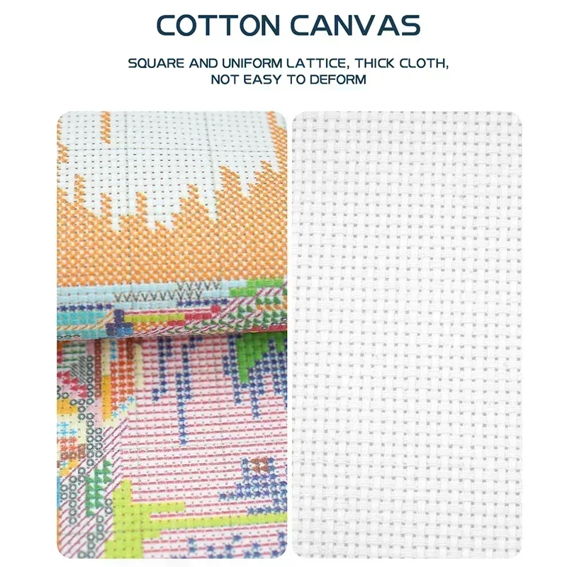 ชุดงานปักครอสติชลายการ์ตูนสัตว - Embroidery X Pattern บทวิจารณ์และราคา