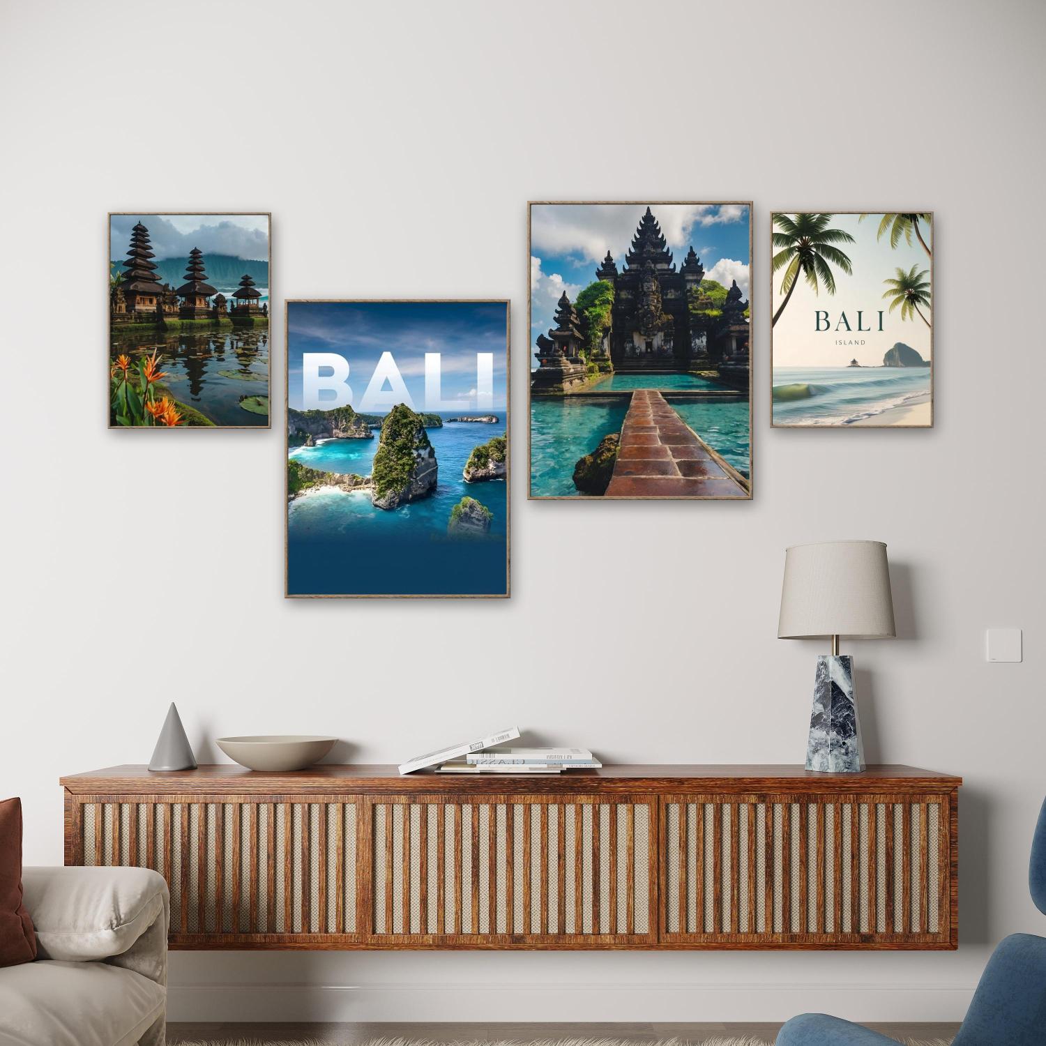 ภาพวาดเพชร DIY ลายวิวเกาะบาหลี - Embroidery Bali บทวิจารณ์และราคา