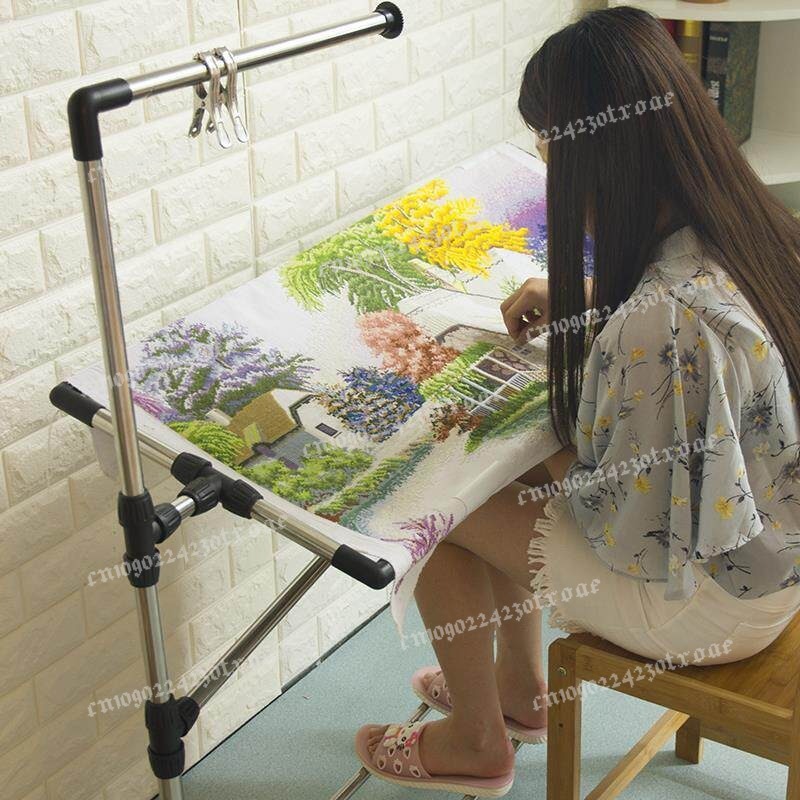 ขาตั้งกรอบปักครอสติชแบบปรับได้ - Embroidery Hoop Stand บทวิจารณ์และราคา