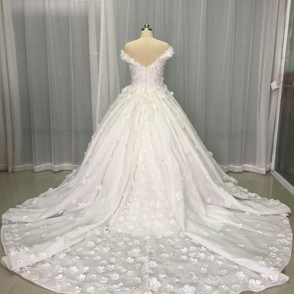 Elegant Superfine ชุดแต่งงานสํ - Embroidery Organza บทวิจารณ์และราคา
