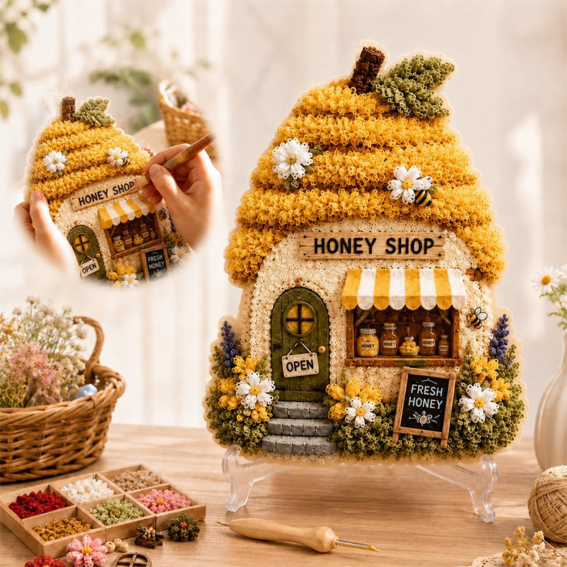 ชุดงานฝีมือ DIY บ้านเห็ด 3 มิต - Embroidery Needle บทวิจารณ์และราคา