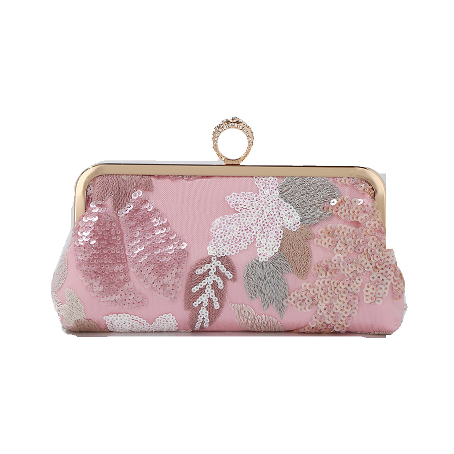 กระเป๋าคลัทช์ปักเลื่อมสำหรับผู - Embroidery Bali บทวิจารณ์และราคา