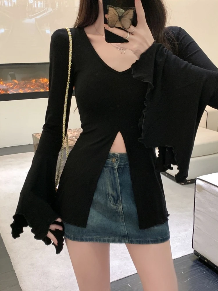 เสื้อยืดวินเทจ Y2K สำหรับผู้หญ - Embroidery Shirt บทวิจารณ์และราคา