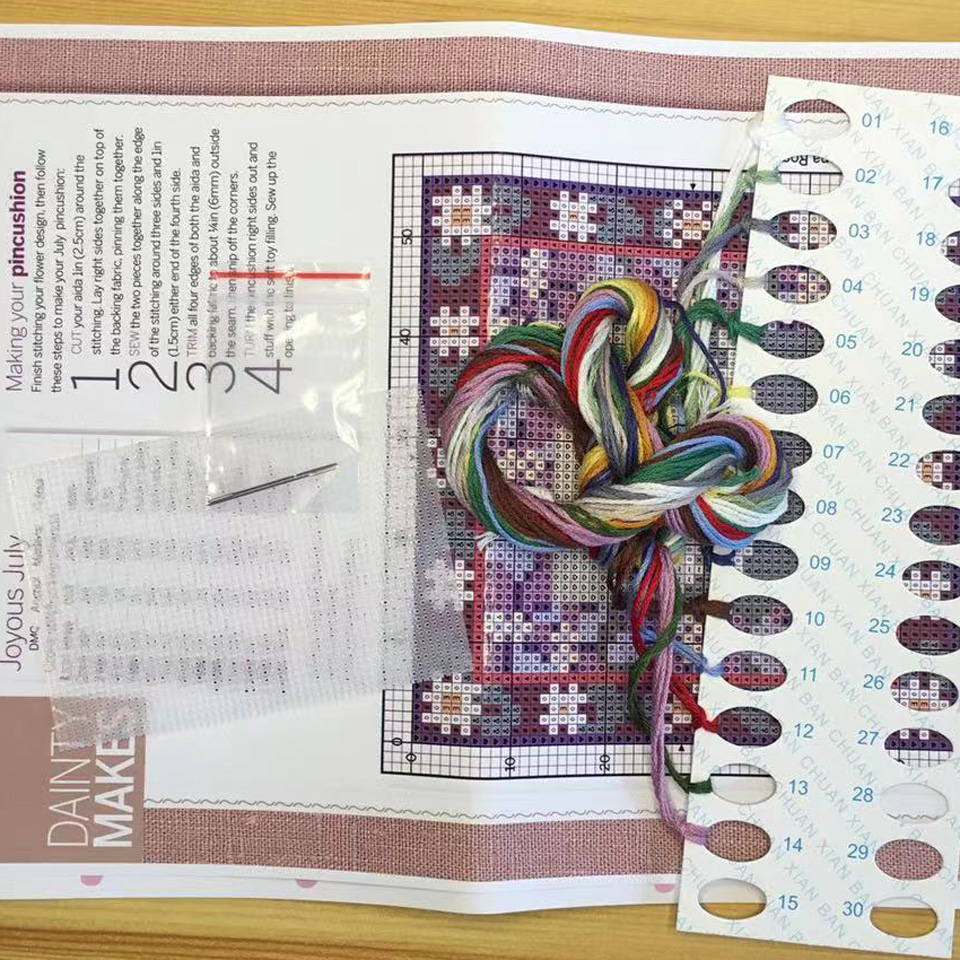 ZC184 ชุดปักครอสติส Cross-stit - Embroidery X Stitch บทวิจารณ์และราคา