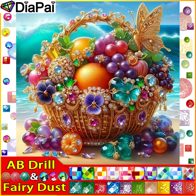DiaPai Fairy ฝุ่น AB 5D DIY เพ - Embroidery Daisy บทวิจารณ์และราคา