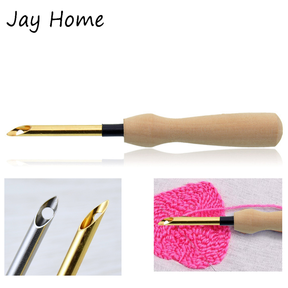 เย็บปักถักร้อยเย็บ Punch เข็ม  - Punch Needle Handle บทวิจารณ์และราคา