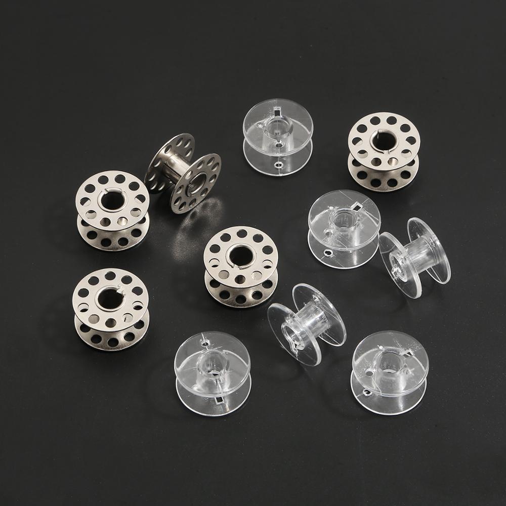 10pcs เหล็กโลหะ Bobbins SPOOL  - Embroidery Generator บทวิจารณ์และราคา