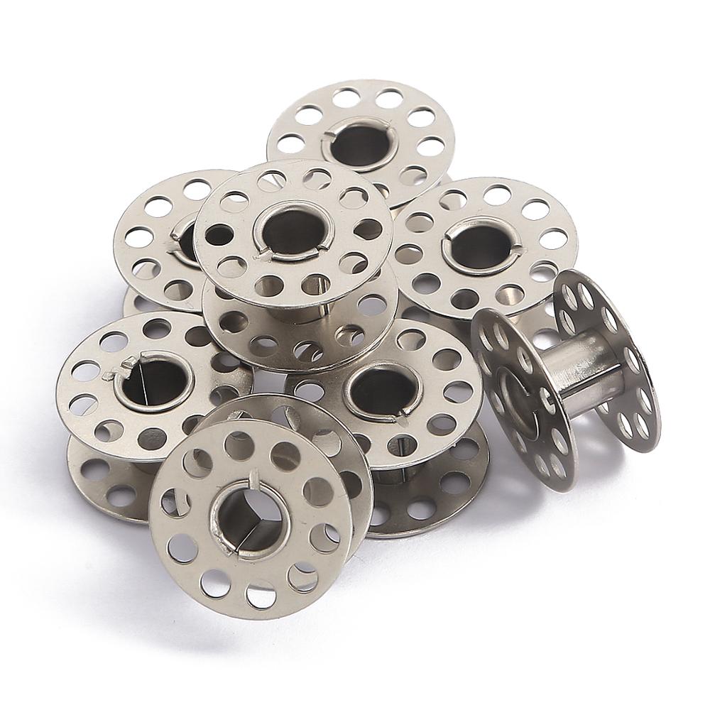 10pcs เหล็กโลหะ Bobbins SPOOL  - Embroidery Generator บทวิจารณ์และราคา