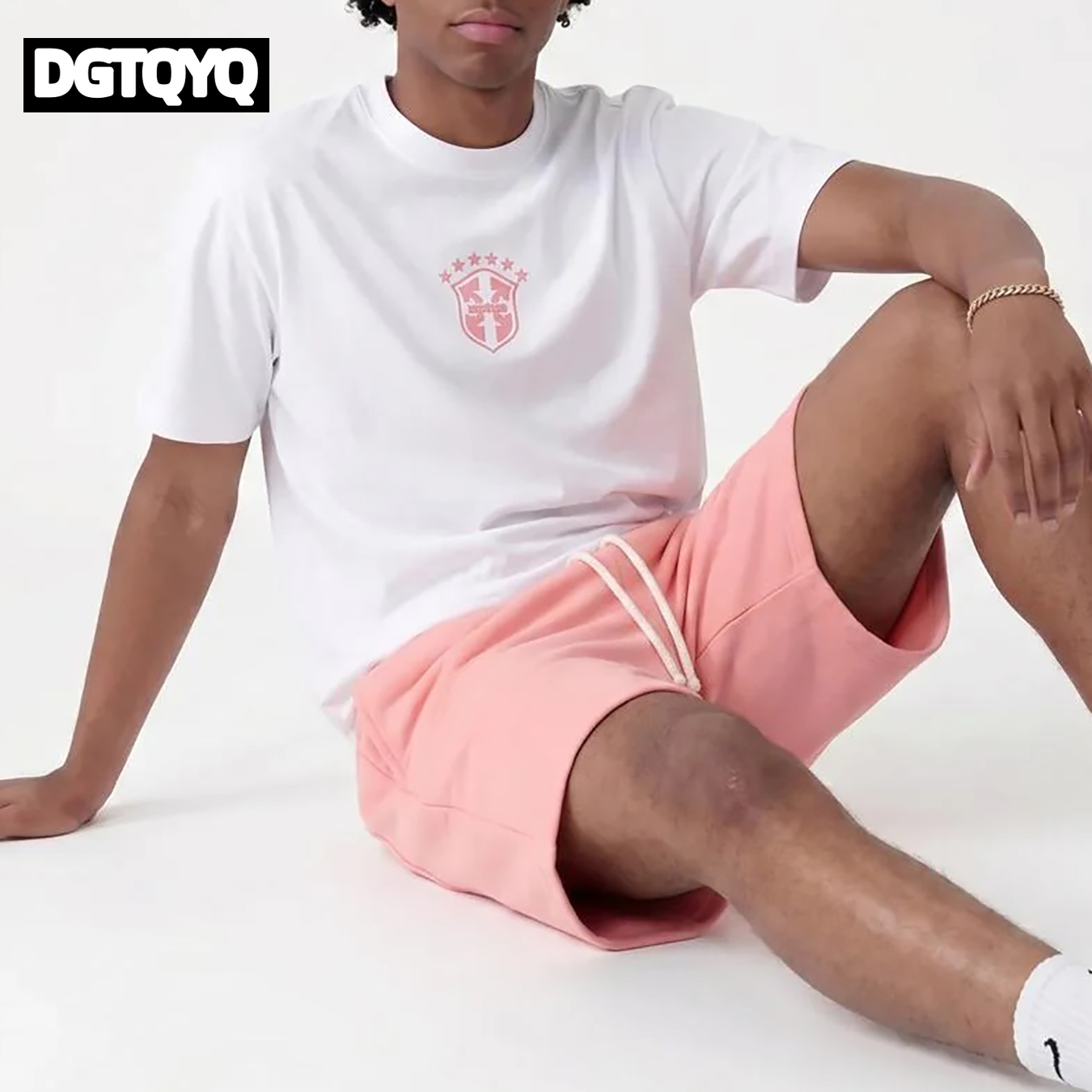 ชุดเซ็ตเสื้อยืดคอกลมพิมพ์ลายกั - Embroidery Shirt บทวิจารณ์และราคา