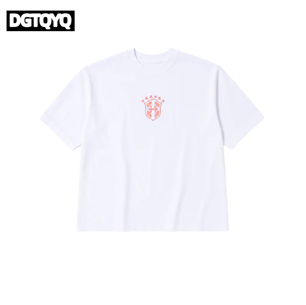 ชุดเซ็ตเสื้อยืดคอกลมพิมพ์ลายกั - Embroidery Shirt บทวิจารณ์และราคา