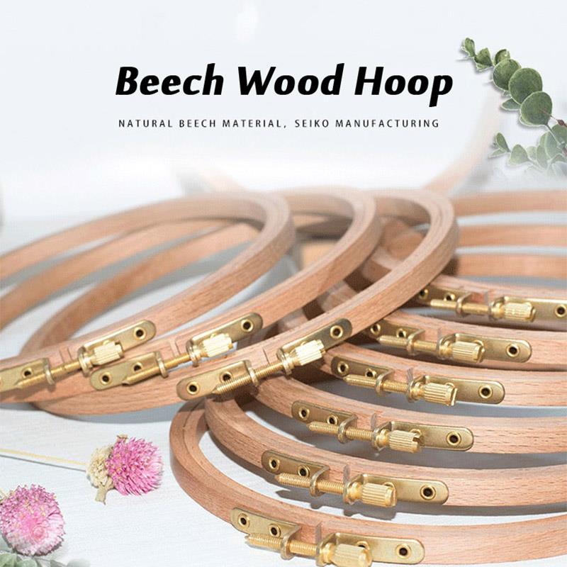ห่วงปักผ้าไม้บีชคุณภาพสูง 1 ชิ - Embroidery Hoop Stand บทวิจารณ์และราคา