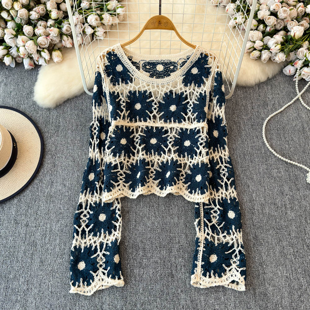 เสื้อโครเชต์ลายดอกไม้สำหรับผู้ - Embroidery Daisy บทวิจารณ์และราคา