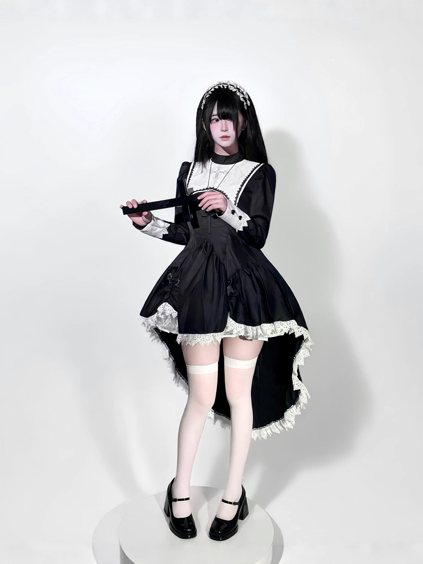 ชุดคอสเพลย์แม่ชีสไตล์โกธิค ปัก - Embroidery Gothic บทวิจารณ์และราคา