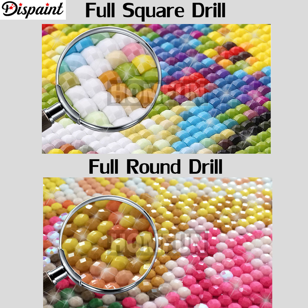 Dispaint Rhinestone ภาพวาดคริส - Embroidery Roll Pattern บทวิจารณ์และราคา