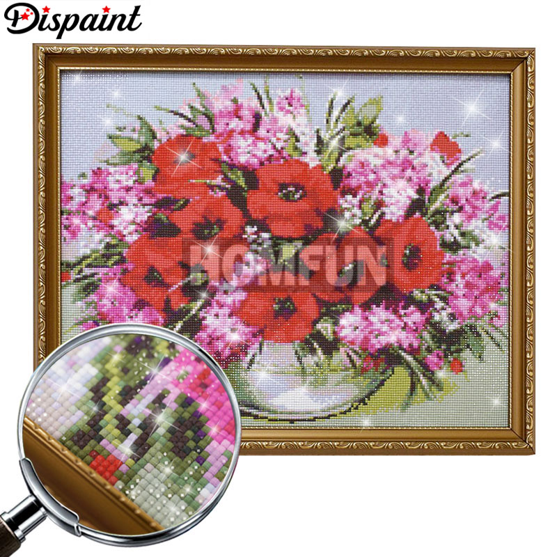 Dispaint Rhinestone ภาพวาดคริส - Embroidery Roll Pattern บทวิจารณ์และราคา