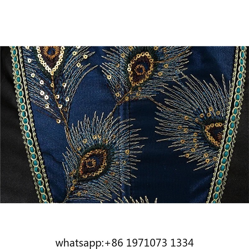 คอร์เซ็ทและบัสติเยร์ปักลายขนนก - Embroidery Gothic บทวิจารณ์และราคา