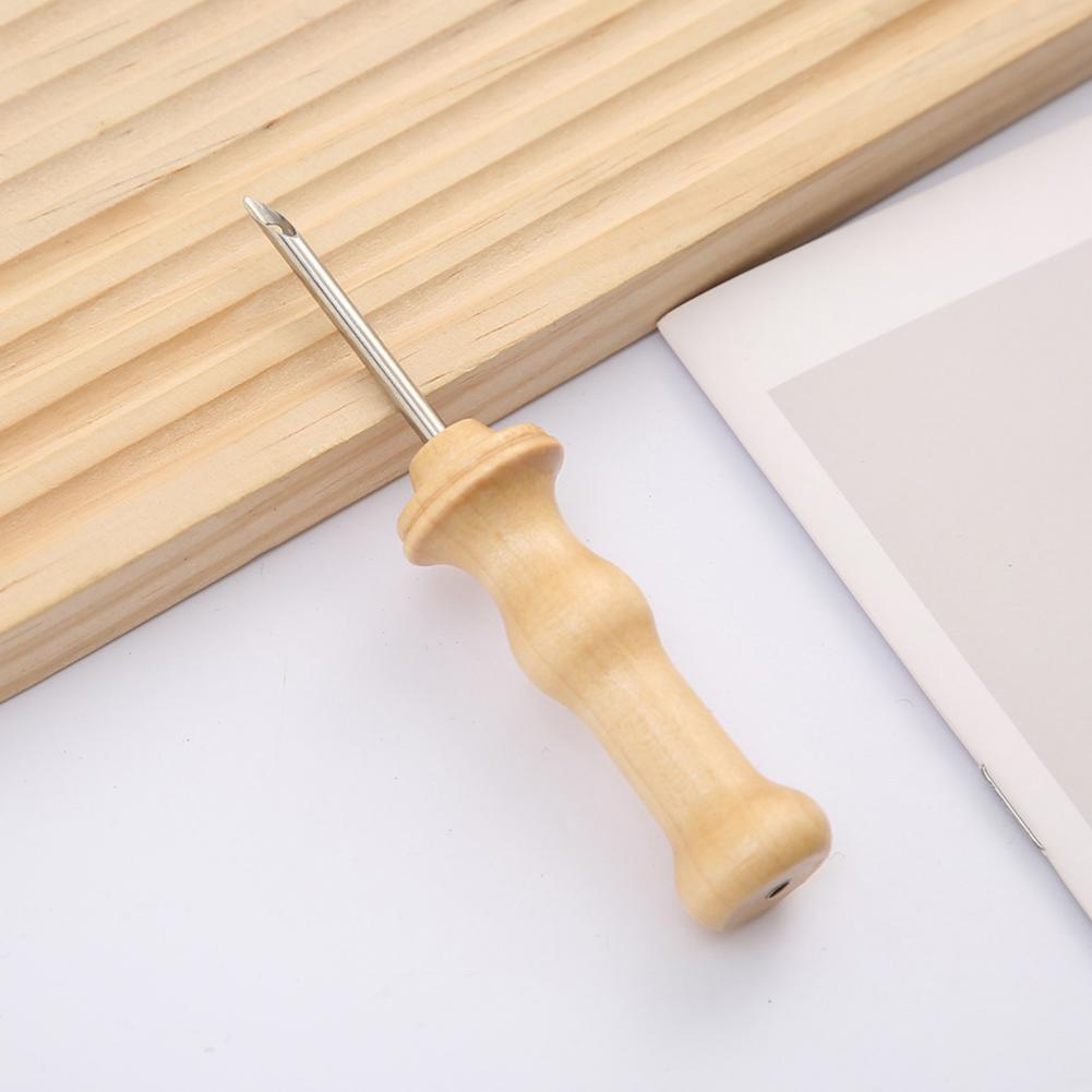 เย็บปักถักร้อยเข็มไม้ Handle เ - Punch Needle Handle บทวิจารณ์และราคา