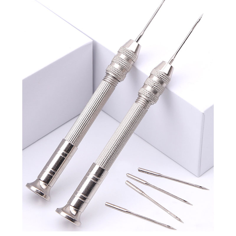 หนังเย็บ Awl ชุดเปลี่ยนได้รองเ - Punch Needle Handle บทวิจารณ์และราคา