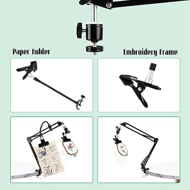 ขาตั้งวงแหวนปักผ้า: ขาตั้งวงแห - Embroidery Hoop Stand บทวิจารณ์และราคา