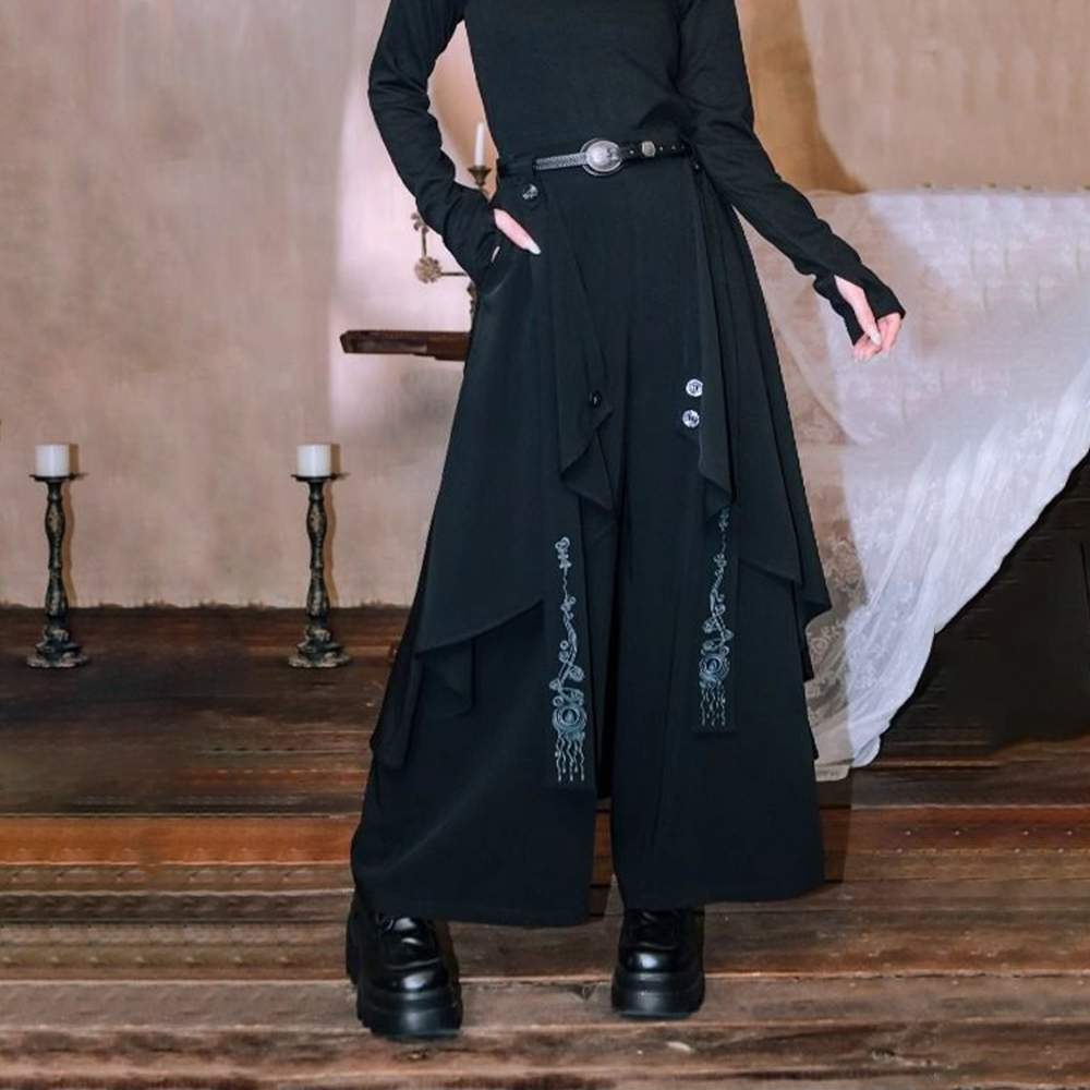 Dark Gothicปักริบบิ้นLayeredไม - Embroidery Gothic บทวิจารณ์และราคา