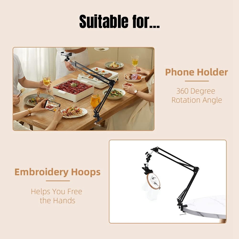 ขาตั้งวงแหวนปักผ้า: ขาตั้งวงแห - Embroidery Hoop Stand บทวิจารณ์และราคา