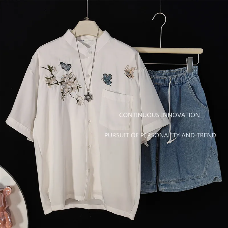 ชุด 3 ชิ้นสำหรับผู้ชาย เสื้อเช - Embroidery Shirt บทวิจารณ์และราคา