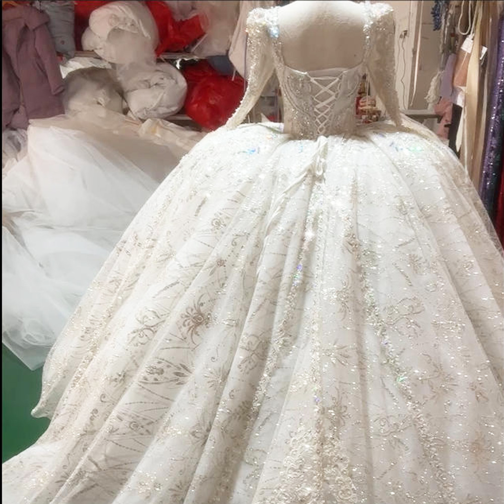 Vestido Boda Civil Dress สแควร - Embroidery Organza บทวิจารณ์และราคา