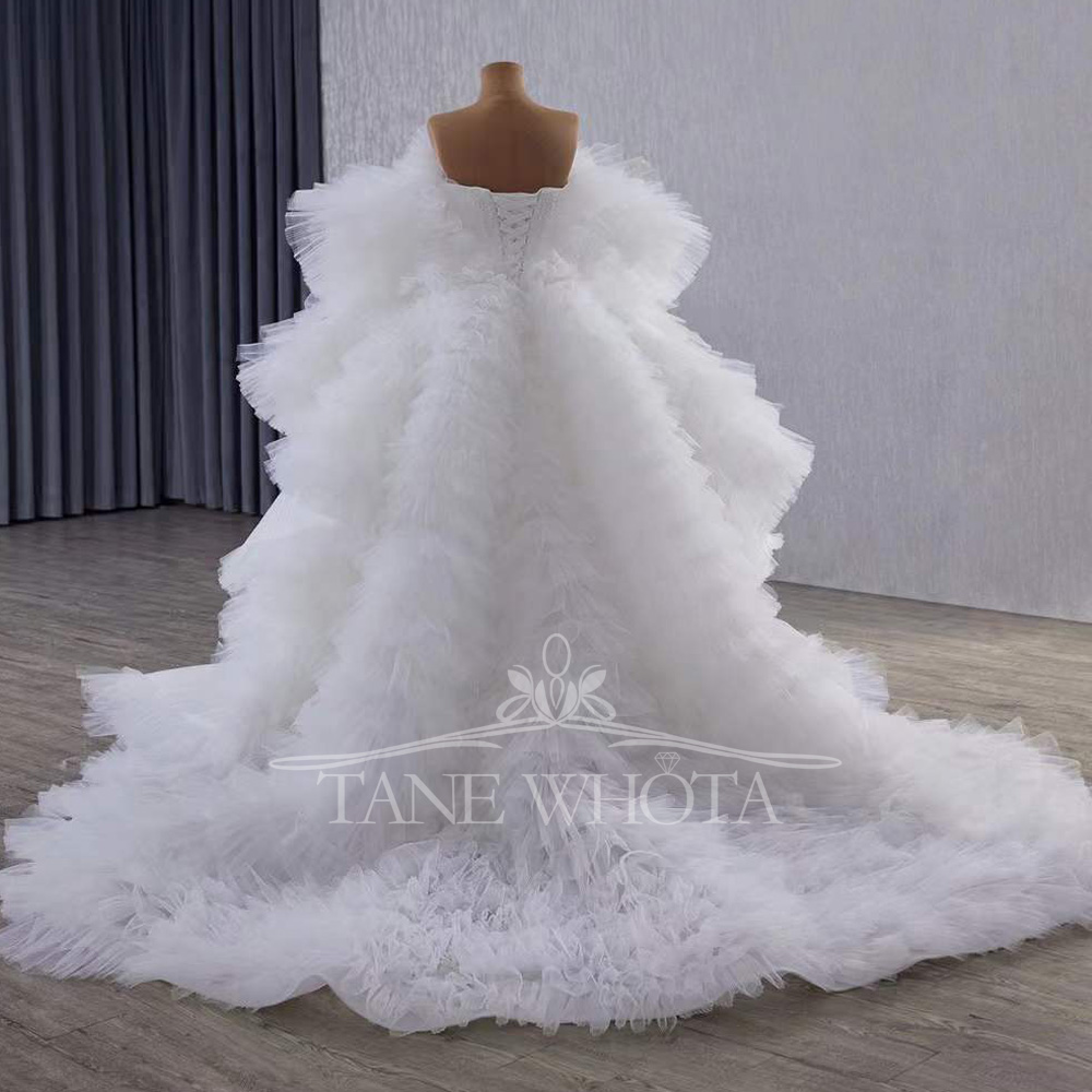 ชุดเดรสทรงเมอร์เมดหรูหราสำหรับ - Embroidery Organza บทวิจารณ์และราคา