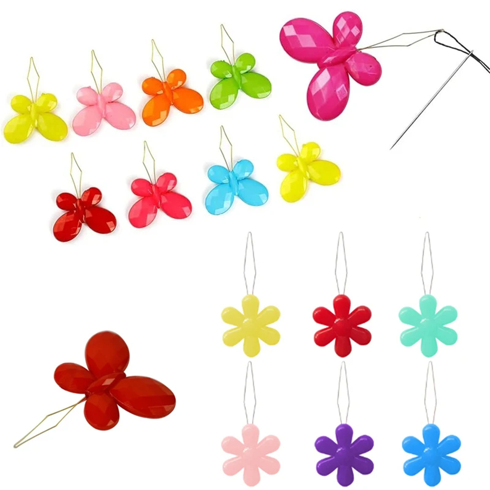 10-50pcs สีสุ่มเข็มผู้สูงอายุ  - Embroidery Daisy บทวิจารณ์และราคา