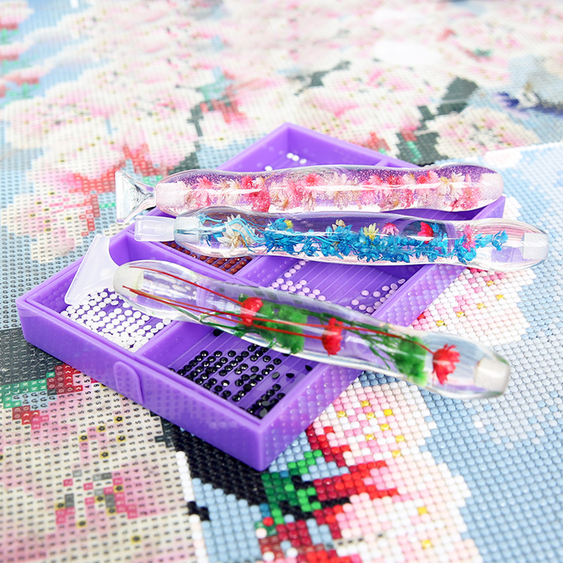 ดอกไม้คริสตัลเรซิ่นเจาะปากกาคู - Embroidery Daisy บทวิจารณ์และราคา