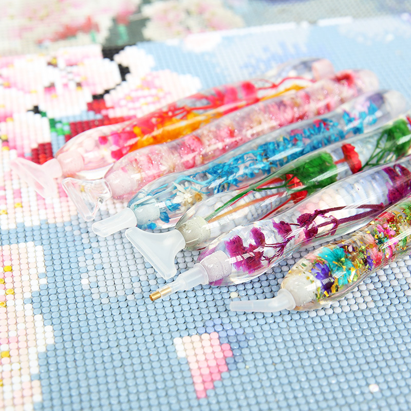 ดอกไม้คริสตัลเรซิ่นเจาะปากกาคู - Embroidery Daisy บทวิจารณ์และราคา