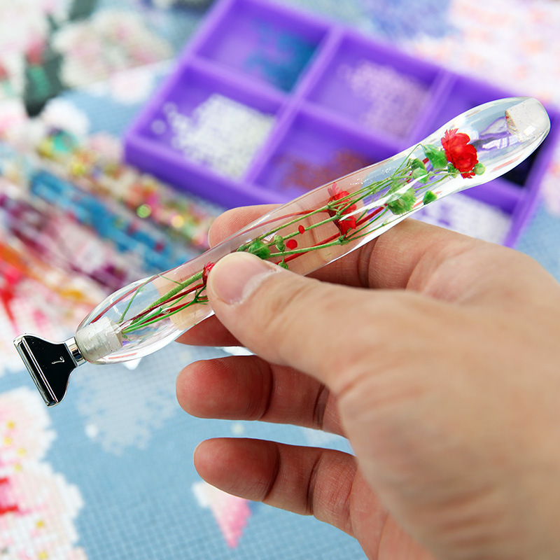 ดอกไม้คริสตัลเรซิ่นเจาะปากกาคู - Embroidery Daisy บทวิจารณ์และราคา