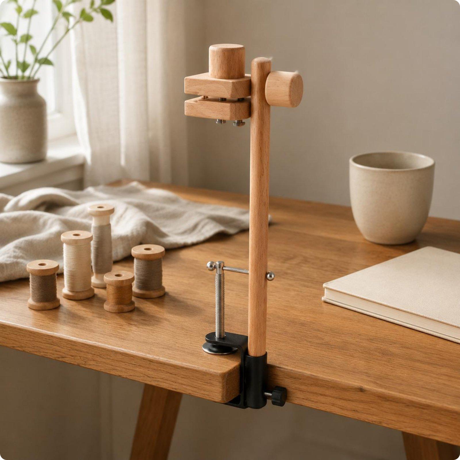ขาตั้งไม้ปรับระดับได้พร้อมห่วง - Embroidery Hoop Stand บทวิจารณ์และราคา