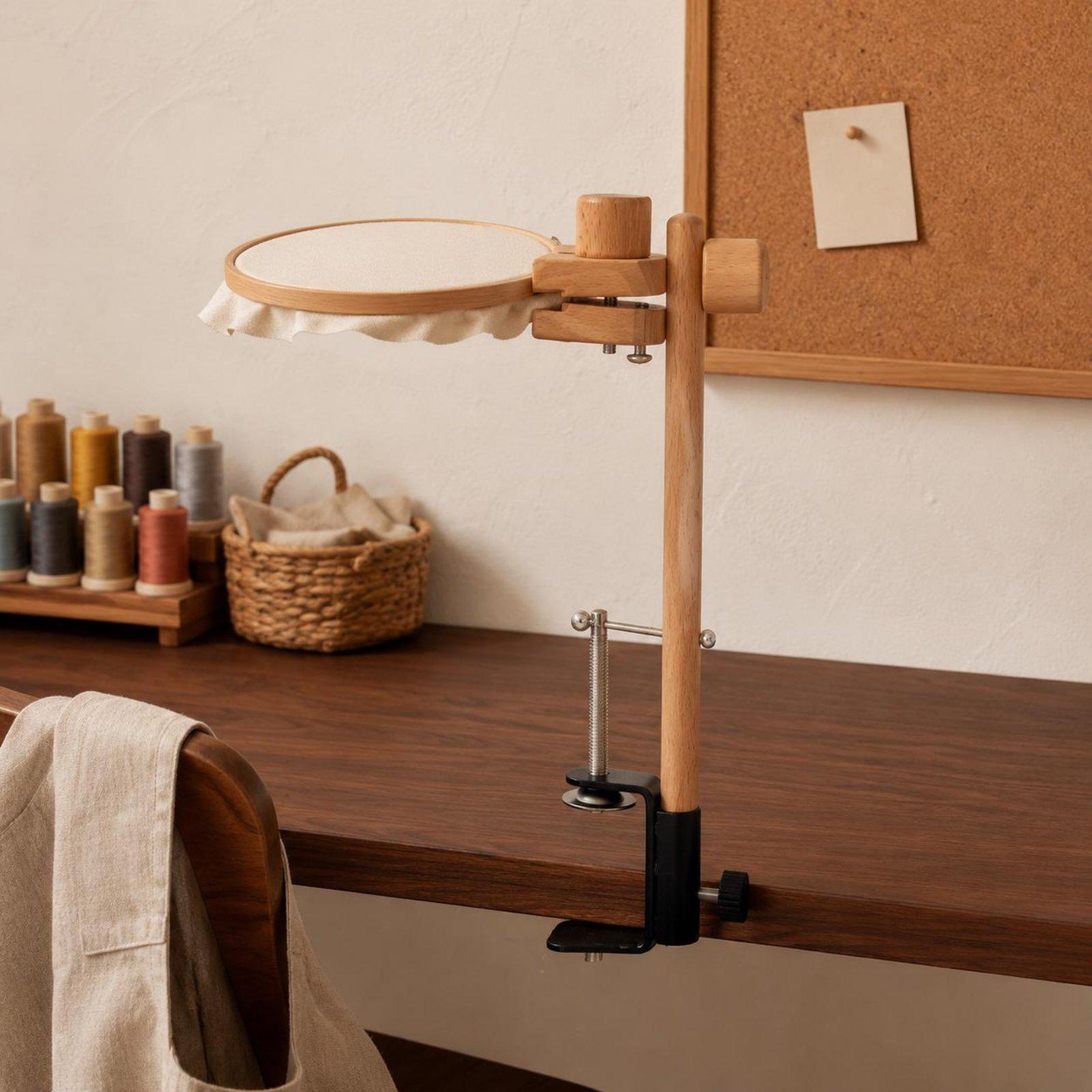 ขาตั้งไม้ปรับระดับได้พร้อมห่วง - Embroidery Hoop Stand บทวิจารณ์และราคา