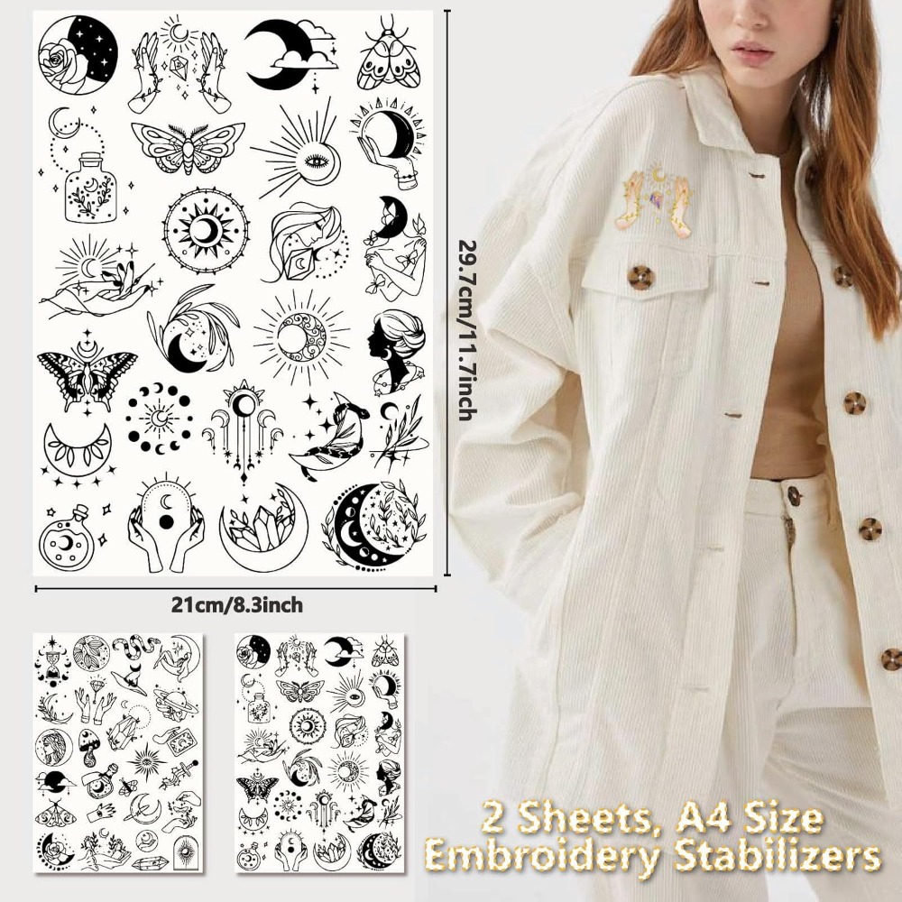 51 ชิ้น Boho Moon Sun น้ําเย็บ - Embroidery Yarns บทวิจารณ์และราคา